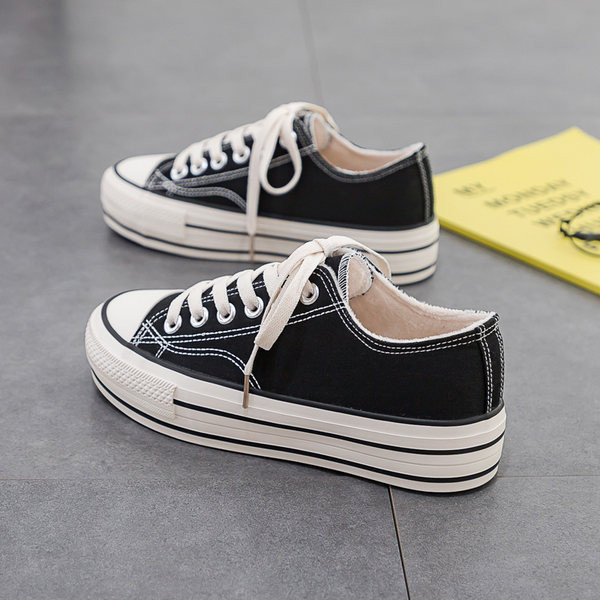 Ženske visoke tekstilne tenisice s vezicama