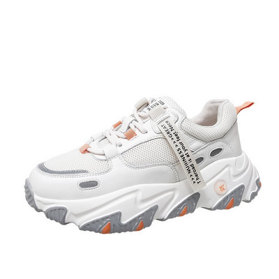 Αθλητικά και casual γυναικεία παπούτσια με τραχιά σόλα σε δύο χρώματα