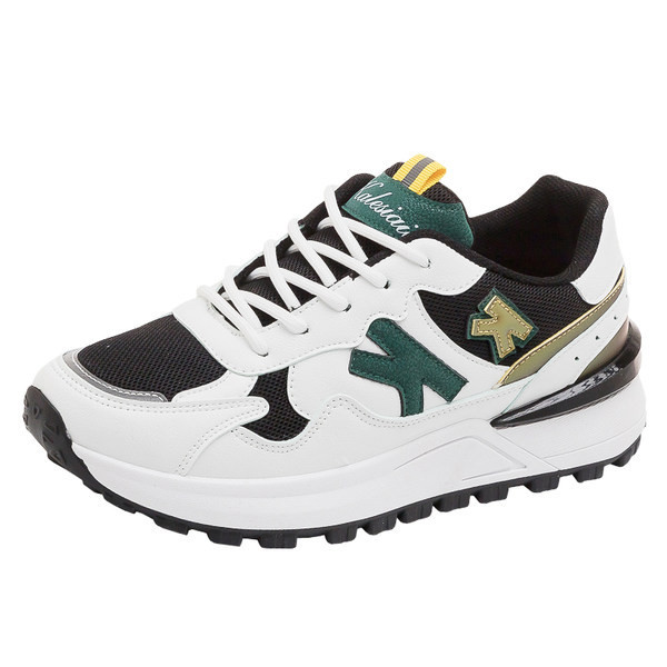 Ženske tenisice s grubim potplatom i vezicama-prozračne