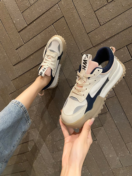 Šarene ženske prozračne tenisice s vezicama