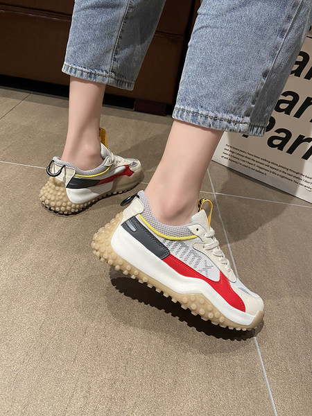 Šarene ženske prozračne tenisice s vezicama