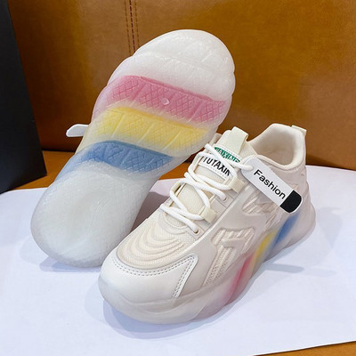 Ženske tenisice od eko kože i štofa