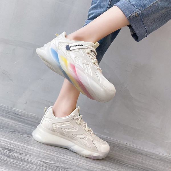 Ženske tenisice od eko kože i štofa