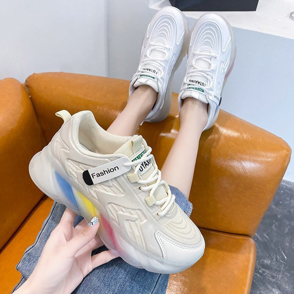 Ženske tenisice od eko kože i štofa