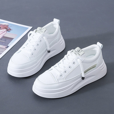 Jauns sieviešu augstpapēžu kedu modelis baltā krāsā