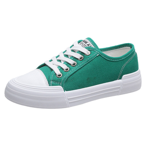 Ženske platnene tenisice sa grbom i vezicama