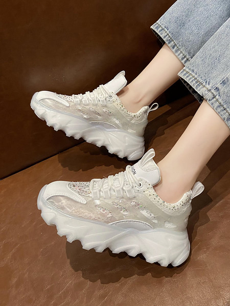 Kivide ja 5,5 cm kõrguse platvormiga naiste tossud