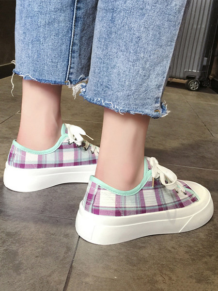 Lameda tallaga ruudulised naiste tossud