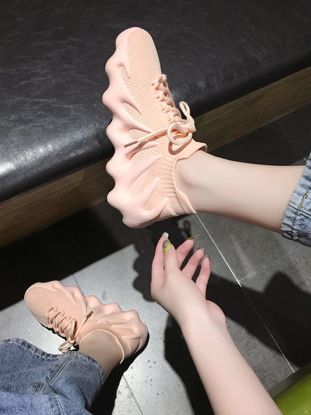 Αναπνεύσιμα γυναικεία πάνινα παπούτσια - τύπου κάλτσας