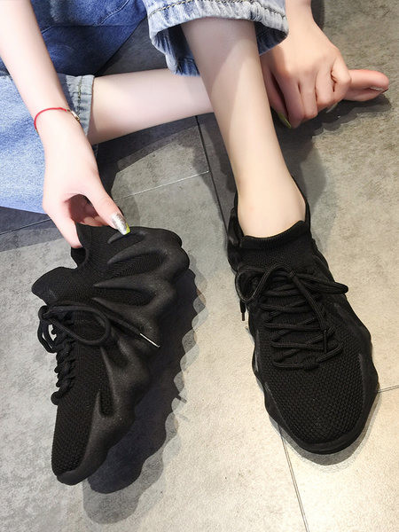 Αναπνεύσιμα γυναικεία πάνινα παπούτσια - τύπου κάλτσας