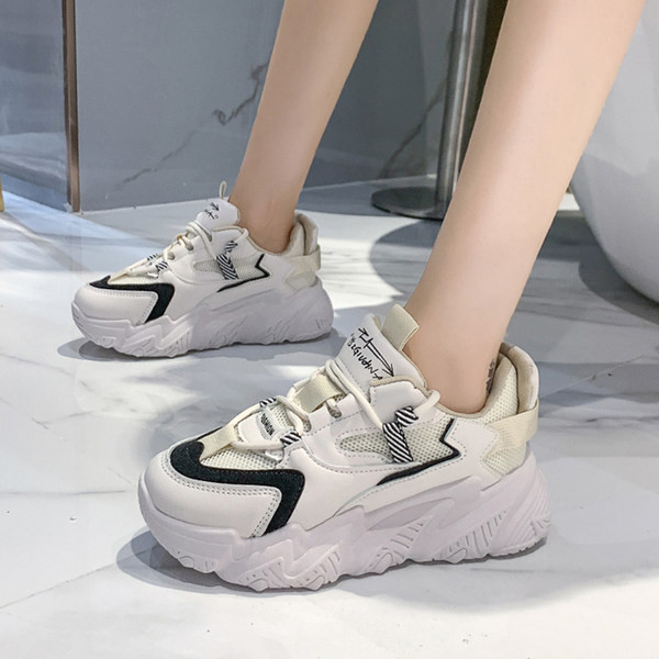 Ženske tenisice s grubim đonom 5,5 cm