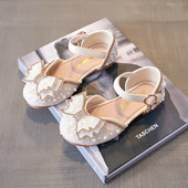 Jauns bērnu sandaļu modelis ar lentīti un pērlēm