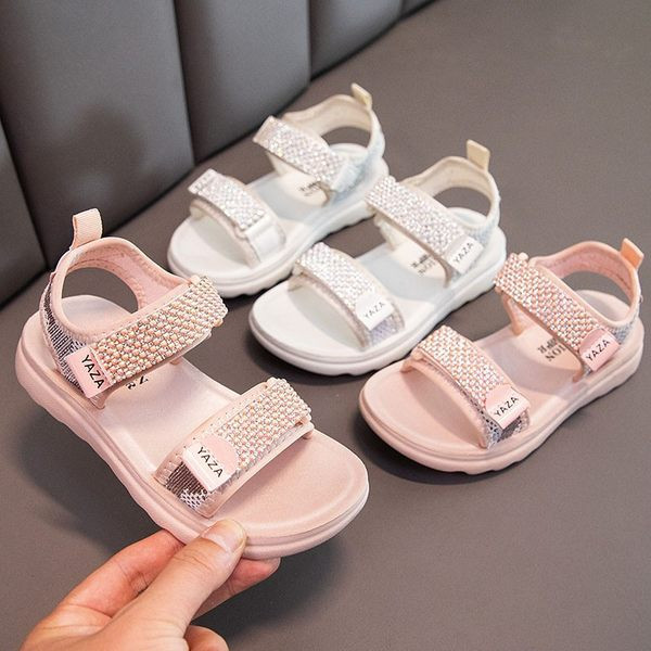 Ikdienas bērnu sandales meitenēm ar velcro aizdari
