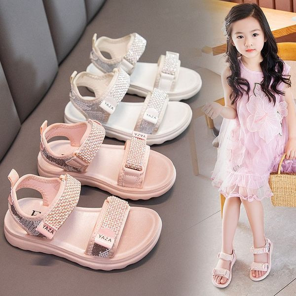 Ikdienas bērnu sandales meitenēm ar velcro aizdari