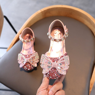 Uus mudel paela ja kivikestega laste sandaalid