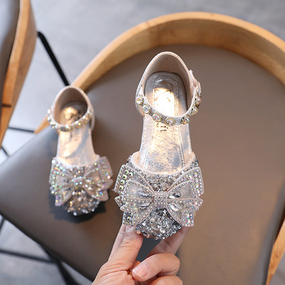 Uus mudel paela ja kivikestega laste sandaalid