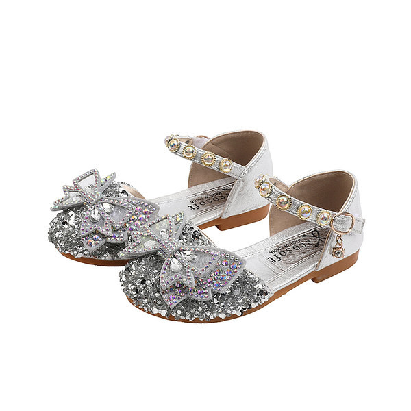 Uus mudel paela ja kivikestega laste sandaalid