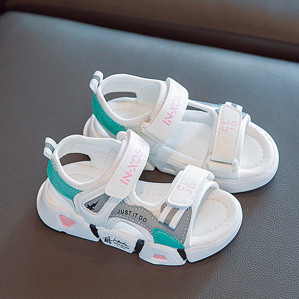Dječje sandale za djevojčice s čičak zakrpama za svaki dan i plažu