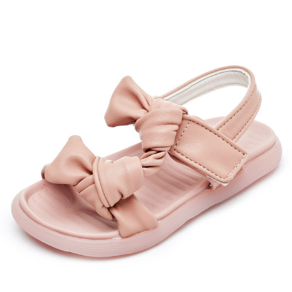 Laste kunstnahast takjapaelaga sandaalid