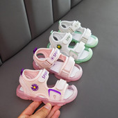 Uus mudel tikandi ja takjakinnitusega sandaalid tüdrukutele