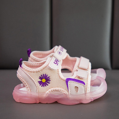 Uus mudel tikandi ja takjakinnitusega sandaalid tüdrukutele