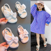 Uus mudel ökonahast paelaga laste sandaalid