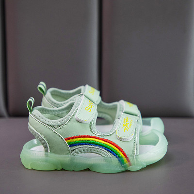 Παιδικά σανδάλια casual με κορδόνια velcro για κορίτσια