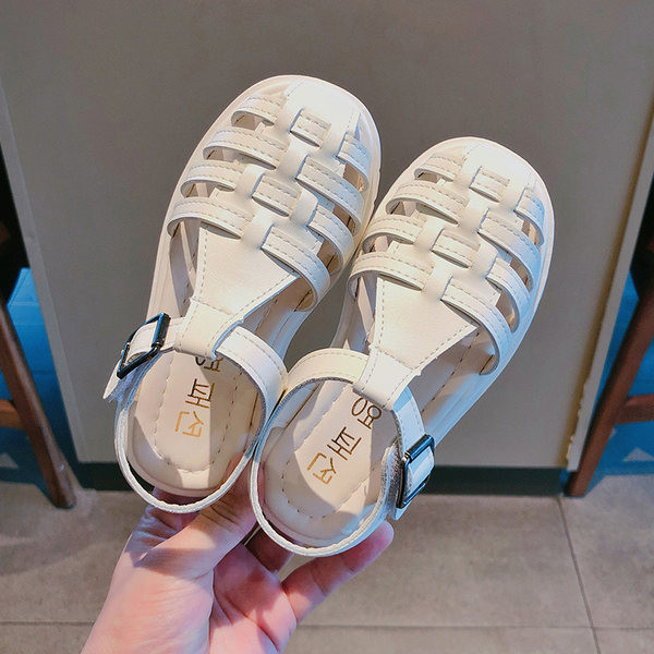 Bērnu ādas sandales divās krāsās meitenēm