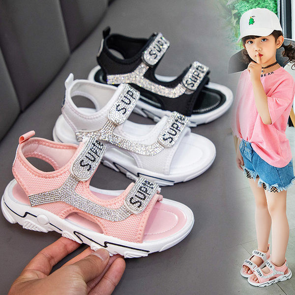 Νέο μοντέλο παιδικά σανδάλια με διακοσμητικές πέτρες σε τρία χρώματα