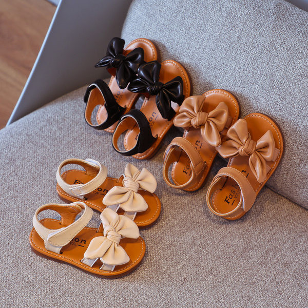 Jauns bērnu sandaļu modelis ar lentīti - meitenēm