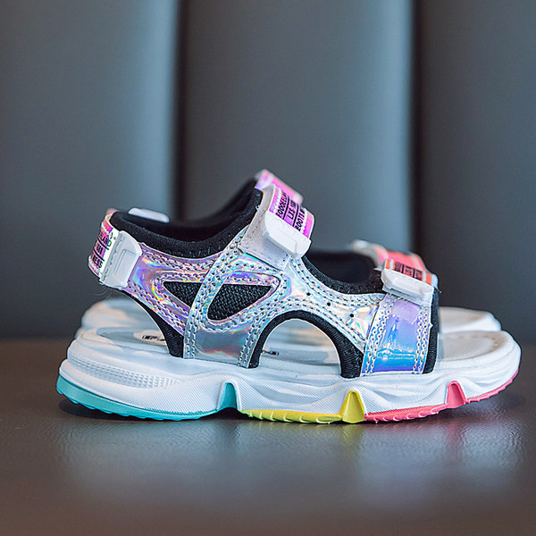 Moodsad särava efektiga laste sandaalid tüdrukutele