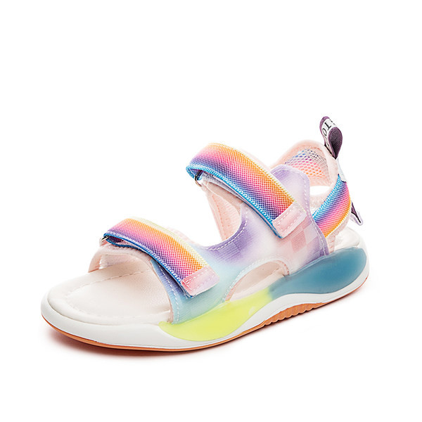 Jauns tekstila sandaļu modelis ar velcro