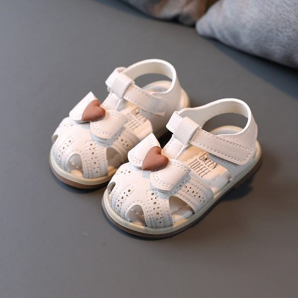 Dječje sandale za djevojčice od eko kože sa naljepnicama