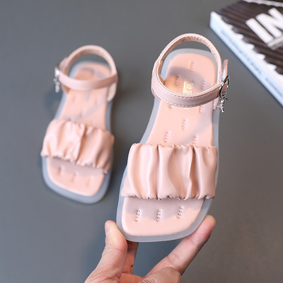Ležerne sandale od umjetne kože za djevojčice