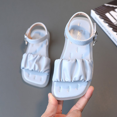 Ležerne sandale od umjetne kože za djevojčice