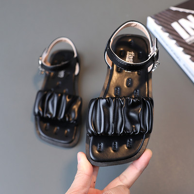 Ležerne sandale od umjetne kože za djevojčice