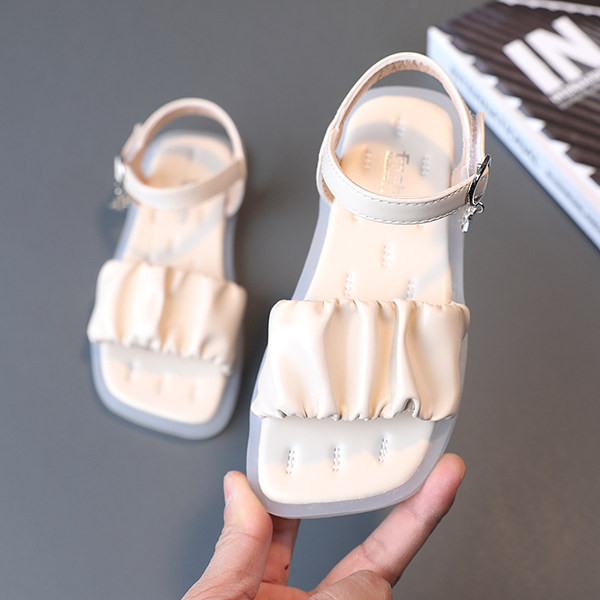 Ležerne sandale od umjetne kože za djevojčice