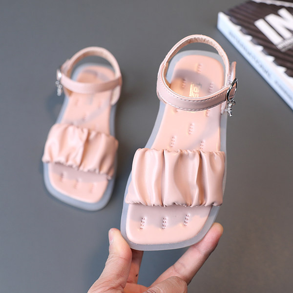 Ležerne sandale od umjetne kože za djevojčice