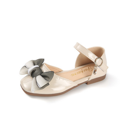 Dječje sandale s ravnim potplatom i lepršavom trakom