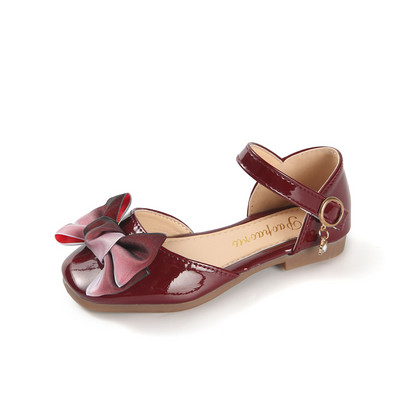 Dječje sandale s ravnim potplatom i lepršavom trakom