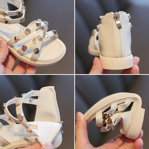 Μοντέρνα παιδικά σανδάλια με τρουξ και φερμουάρ