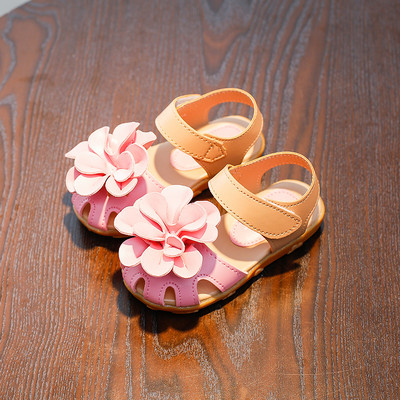 Dječje sandale na čičak i 3D ukras