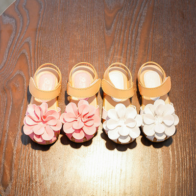 Dječje sandale na čičak i 3D ukras