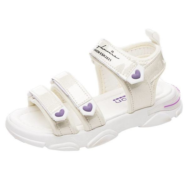 Σπορ-casual σανδάλια για κορίτσια με στερέωση velcro