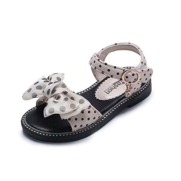 Moodsad täpilise paelaga laste sandaalid
