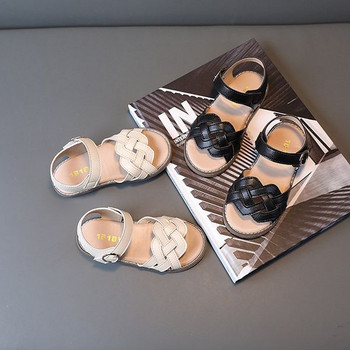 Νέο μοντέλο παιδικά σανδάλια για κορίτσια από οικολογικό δέρμα με αγκράφα