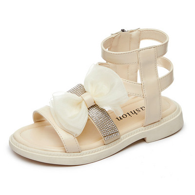 Dječje moderne sandale sa kamenčićima i trakom za djevojčice