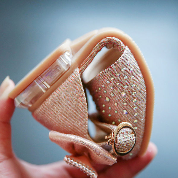 Νέο μοντέλο παιδικά σανδάλια με διακοσμητικές πέτρες και κορδέλα