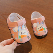 Bērnu ikdienas sandales ar krāsainu aplikāciju vairākās krāsās