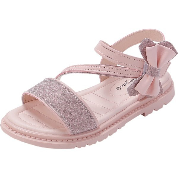 Moodsad kunstnahast paelaga laste sandaalid - tüdrukutele